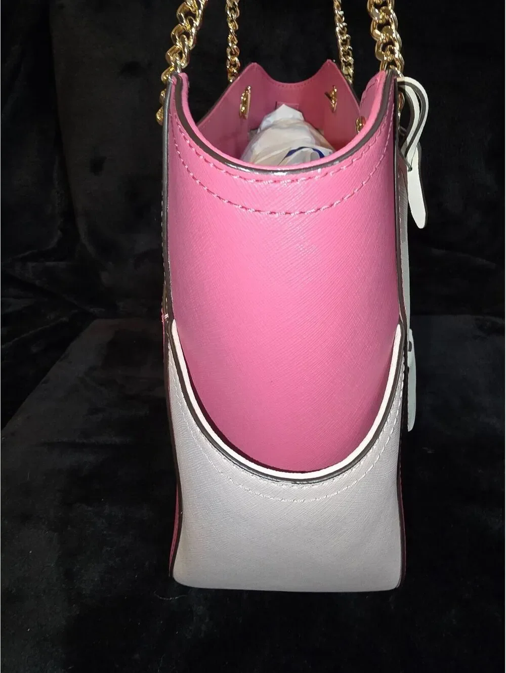 122. Michael Kors Jet Set Travel Large X Chained (Pink)